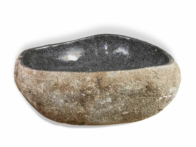 naturstein flusstein waschbecken findling 51cm waschschale aufsatzwaschbecken rbs1212 – bild 5