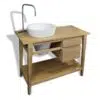 rbk2302 badmoebel teakholz massivholz waschtischunterschrank terrazzo waschbecken 100cm waschtisch turin 03 3