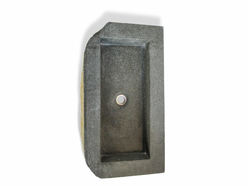 naturstein flusstein waschbecken 80cm rechteckig wc badezimmer rbs1109.2 – bild 2