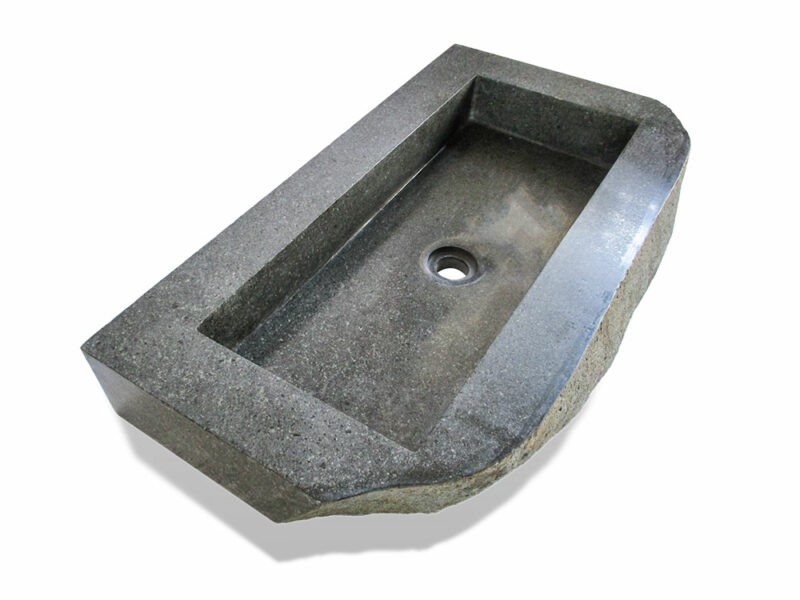 naturstein flusstein waschbecken 80cm rechteckig wc badezimmer rbs1109.2 – bild 4