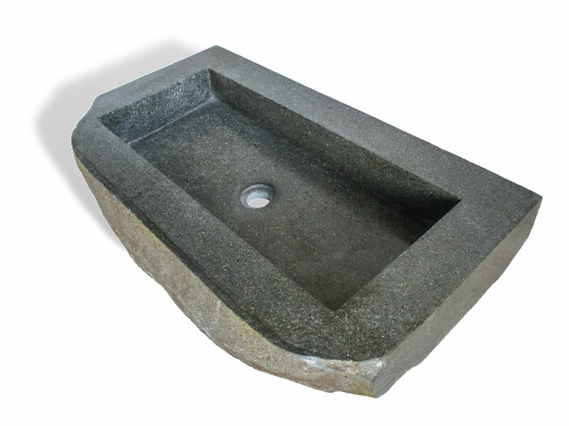 naturstein flusstein waschbecken 80cm rechteckig wc badezimmer rbs1109.2 – bild 5