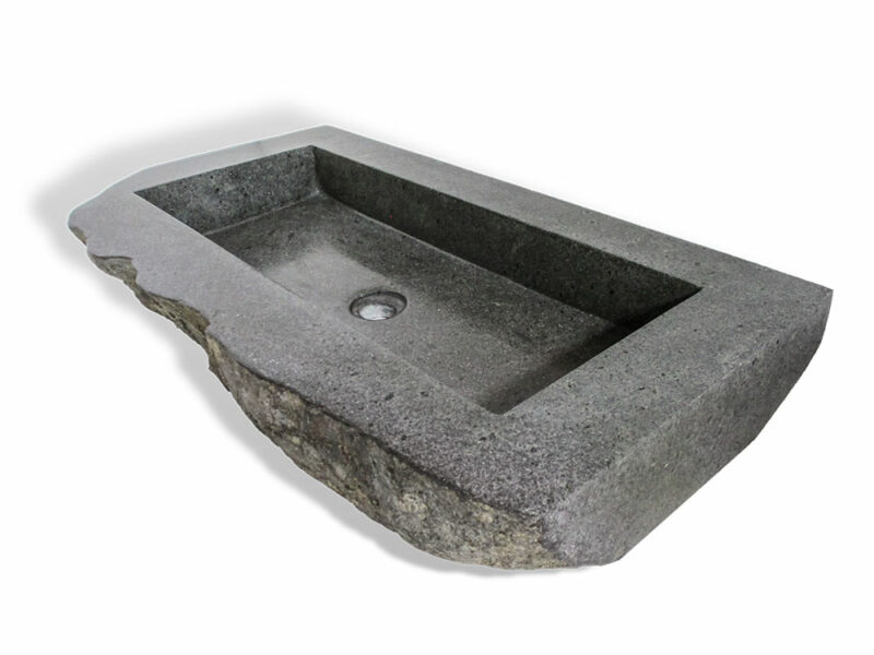 naturstein flussstein waschbecken 80cm rechteckig waschschale badezimmer rbs1109.4 – bild 5