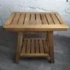 rbk2383 badmoebel badezimmer teakholz natur 46cm sitzbank hocker turin 91 5