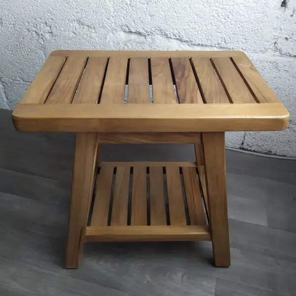 rbk2383 badmoebel badezimmer teakholz natur 46cm sitzbank hocker turin 91 5