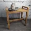 rbk2384 badmoebel badezimmer teakholz natur 51cm sitzbank hocker turin 92 6