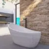 badezimmer terrazzo badewanne steinwanne freistehende spa 185cm rbb3009 2 e1633349467453