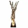 wohnzimmer natur unikat dekorative treiholz 150cm wurzellampe stehlampe grk1500 1