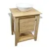 rbk2311 badmoebel teakholz waschtischunterschrank 60cm waschtisch turin 12 2