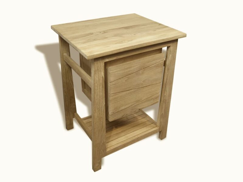 badmöbel badezimmer teakholz massivholz 60cm unterschrank waschtisch turin 12 rbk2311 – bild 4