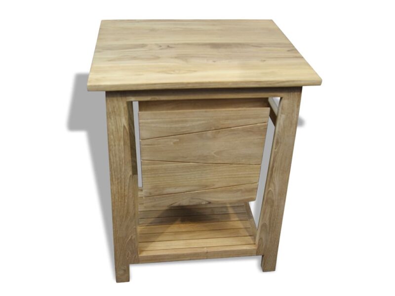 badmöbel badezimmer teakholz massivholz 60cm unterschrank waschtisch turin 12 rbk2311 – bild 5