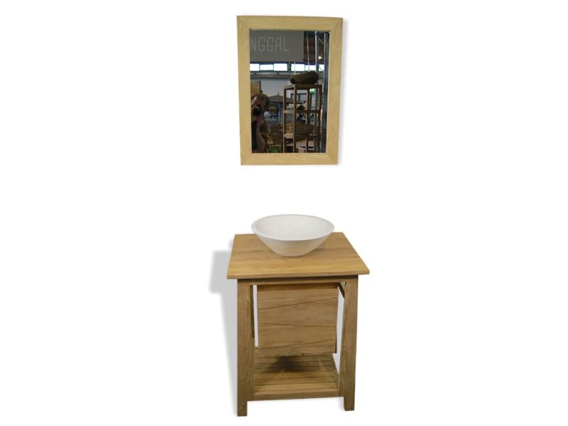 badmöbel badezimmer teakholz massivholz 60cm unterschrank waschtisch turin 12 rbk2311 – bild 7