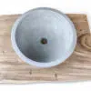 rbs1119 badmoebel badezimmer massiv waschschale waschschuessel steinwaschbecken beton concrete zement aufsatwaschbecken 1