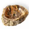 rbs1255 badezimmer massiv waschschale steinwaschbecken fossil holz 46cm waschbecken 2