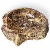 rbs1255 badezimmer massiv waschschale steinwaschbecken fossil holz 46cm waschbecken 4