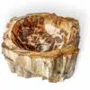 rbs1257 badezimmer massiv waschschale steinwaschbecken fossil holz 40cm waschbecken 4