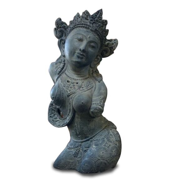 k037 buddha dewi statue figur skulptur lavastein garten deko 6