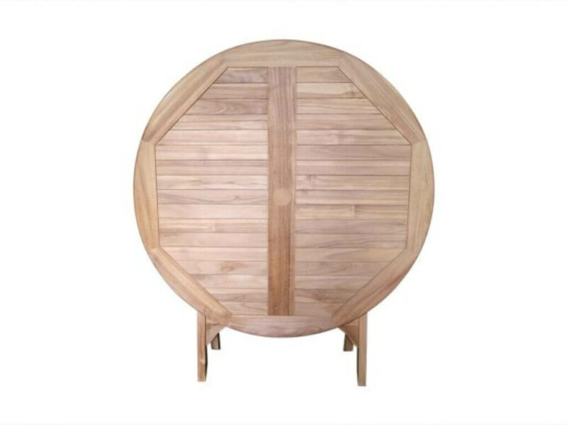 gartenmöbel teakholz gartentisch 120x120 cm runde tisch teak massiv lorena di2922