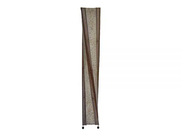 p 2298 a054 hangearbeitete bali designer deko stehlampe bambus holz muscheln natur leuchte asiatisch flores