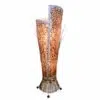 p 2380 a069 hangearbeitete bali designer deko stehlampe bambus holz muscheln natur leuchte asiatisch sumatra 3