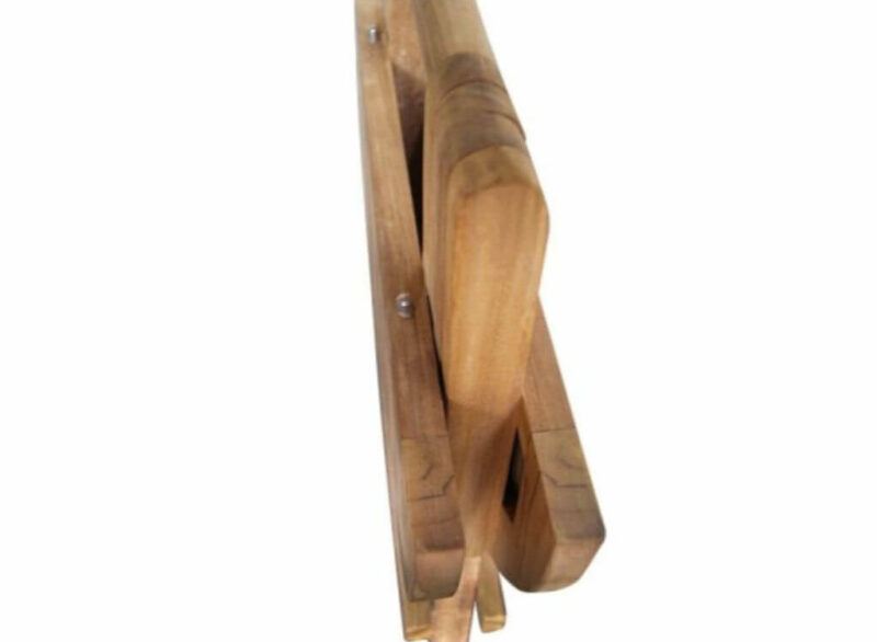 garten beistelltisch rund aus teakholz 50cm di2901 – bild 6