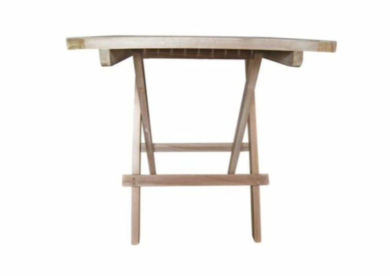 garten beistelltisch aus teakholz 50cm quadratisch gartentisch marina di2902 – bild 8