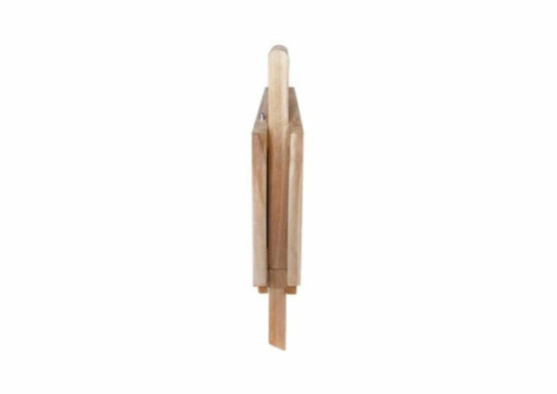 garten beistelltisch aus teakholz 50cm quadratisch gartentisch marina di2902 – bild 3