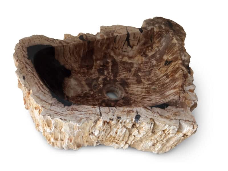 versteinertes holz waschbecken fossil 50 cm gäste wc badezimmer rbs1263 – bild 3