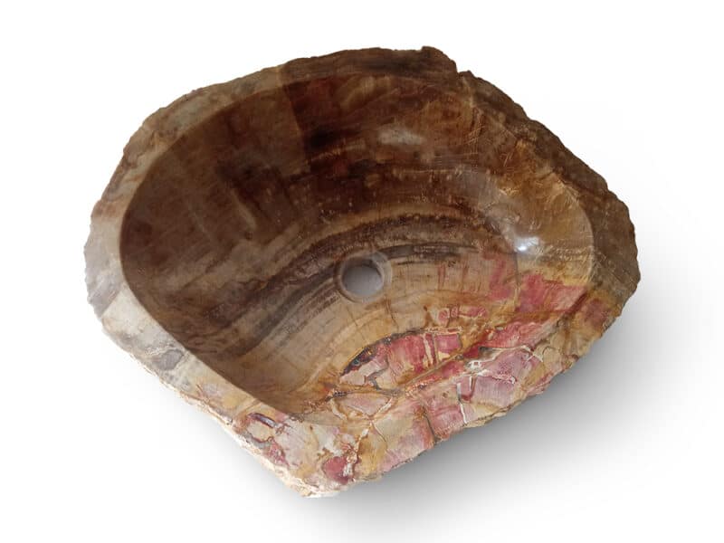 fossil versteinertes holz waschbecken 50 cm wc badezimmer rbs1265 – bild 3