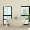 Luxuriöse Terrazzo-Badewanne, freistehend, robust und pflegeleicht, ideal für moderne Badezimmer