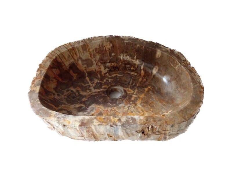 waschbecken aus versteinertem holz – naturstein unikat 53 cm rbs1271 – bild 4