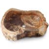 Seitenansicht des Fossil Waschbeckens – Elegante Kombination aus Natur und Handwerkskunst